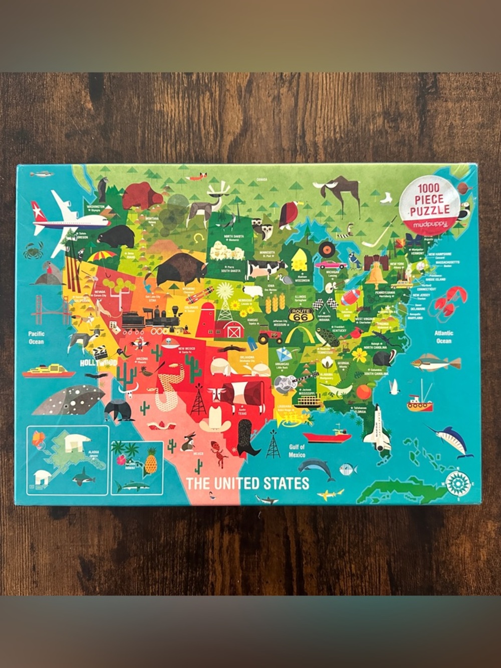 Galison Puzzle, See America, 1000 pieces